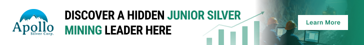 Apollo Silver Corp. (TSX.V:APGO, OTCQB:APGOF, Frankfurt:6ZF0)